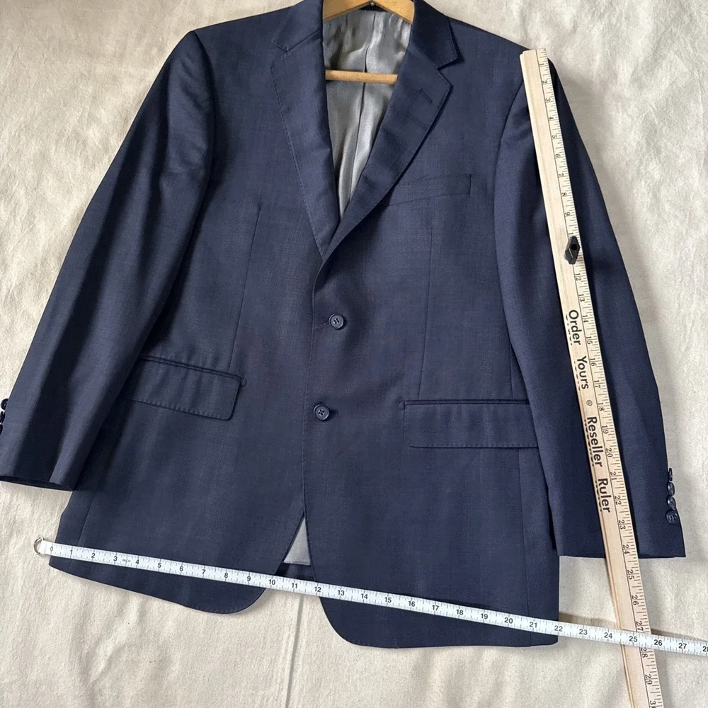 Mattarazi Uomo 2 Piece Suit Men 52R EU blue Super 150s Wool 34X29 Pants